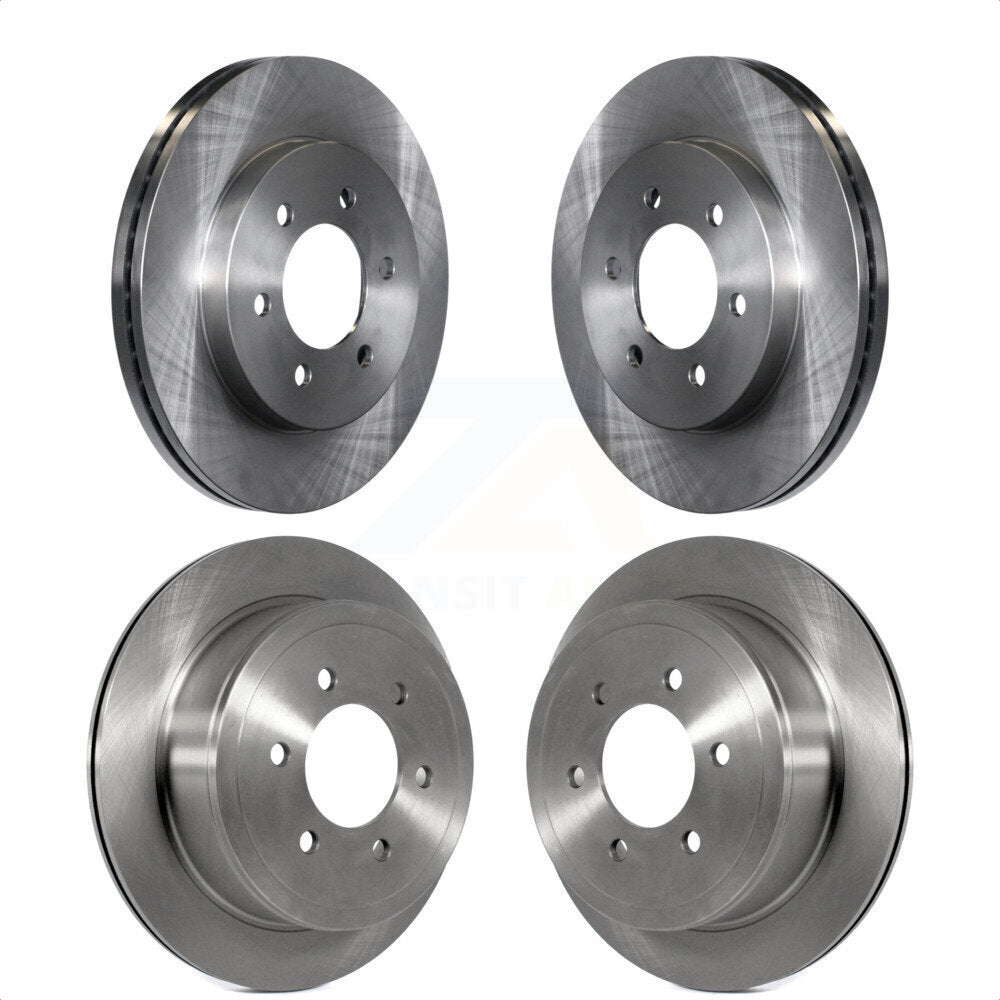 Front Rear Disc Brake Rotors Kit For Ford F-150 Lincoln Mark LT 4WD K8-101111 by Top Quality