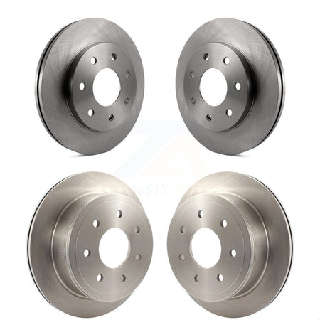 Front Rear Disc Brake Rotors Kit For Ford F-150 Lincoln Mark LT 4WD K8-101112 by Top Quality