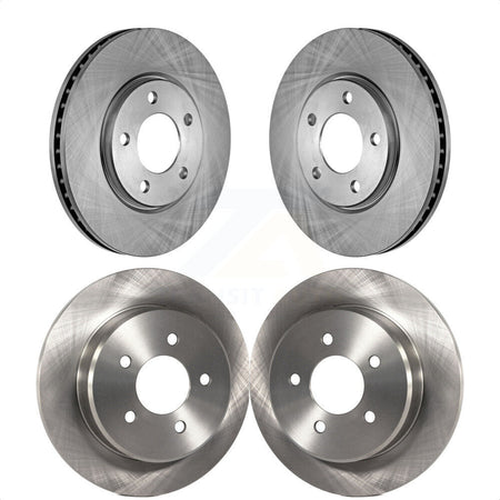 Front Rear Disc Brake Rotors Kit For Dodge Grand Caravan Chrysler Town & Country Voyager K8-101181 by Top Quality