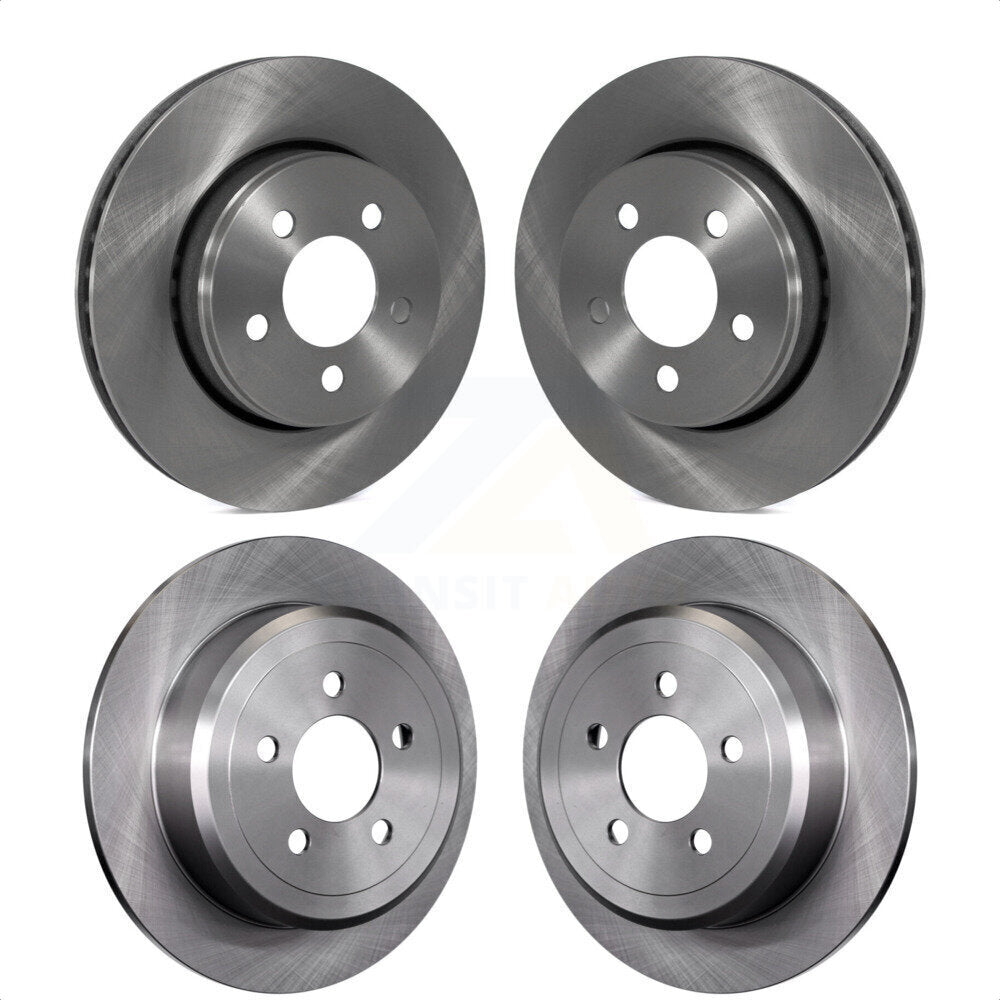 Front Rear Disc Brake Rotors Kit For Jeep Liberty Dodge Nitro K8-101203 by Top Quality