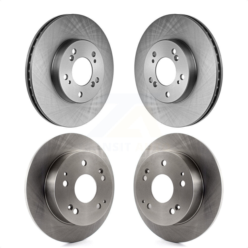 Front Rear Disc Brake Rotors Kit For 1997-2001 Acura Integra Type R K8-101228 by Top Quality