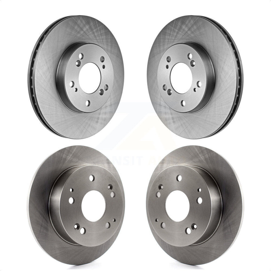 Front Rear Disc Brake Rotors Kit For 1997-2001 Acura Integra Type R K8-101228 by Top Quality