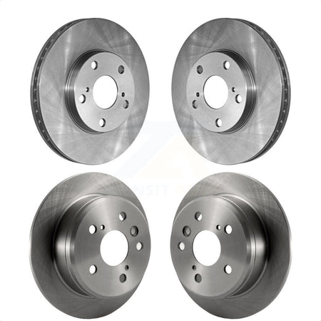 Front Rear Disc Brake Rotors Kit For Toyota Camry Lexus ES300 Solara K8-101239 by Top Quality