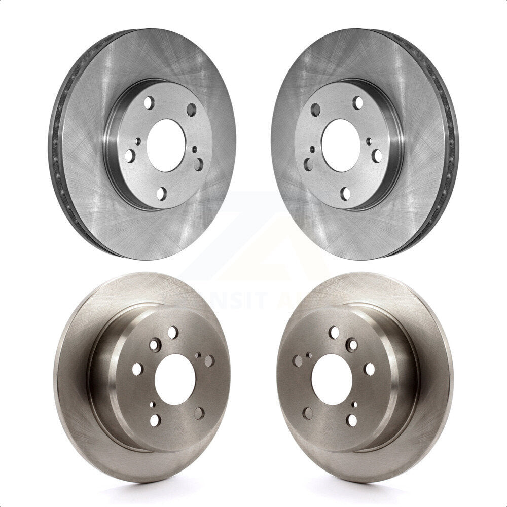 Front Rear Disc Brake Rotors Kit For Toyota Camry K8-101243 by Top Quality