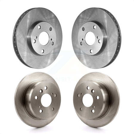 Front Rear Disc Brake Rotors Kit For Toyota Camry K8-101243 by Top Quality