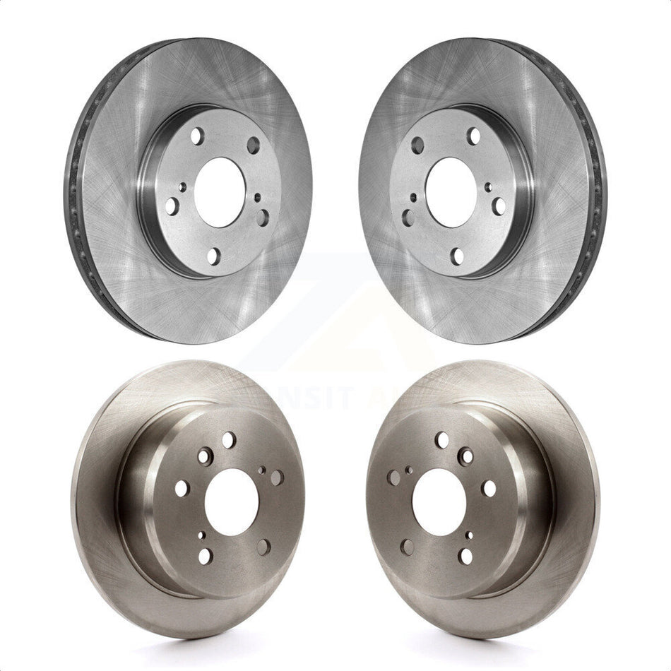 Front Rear Disc Brake Rotors Kit For Toyota Camry K8-101243 by Top Quality