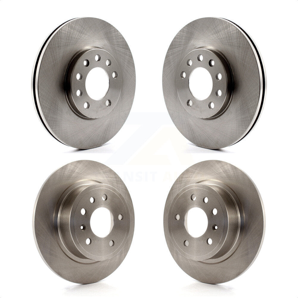 Front Rear Disc Brake Rotors Kit For Saab 9-5 K8-101274 by Top Quality