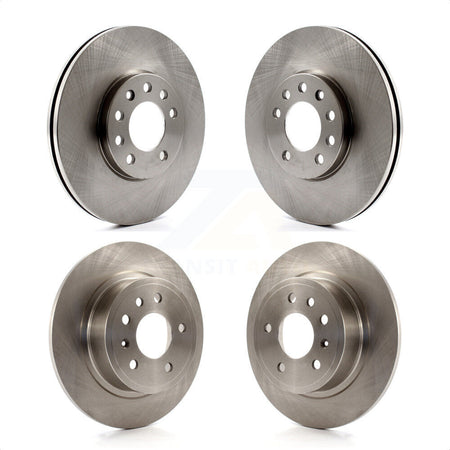 Front Rear Disc Brake Rotors Kit For Saab 9-5 K8-101274 by Top Quality