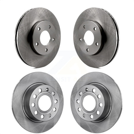 Front Rear Disc Brake Rotors Kit For Nissan Maxima INFINITI I30 K8-101300 by Top Quality