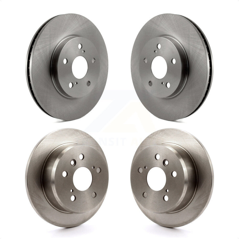 Front Rear Disc Brake Rotors Kit For Toyota Camry Avalon Solara Lexus ES300 K8-101328 by Top Quality