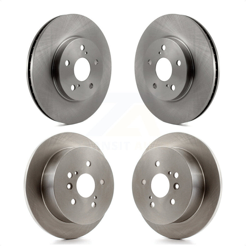 Front Rear Disc Brake Rotors Kit For 2004-2010 Toyota Sienna K8-101329 by Top Quality