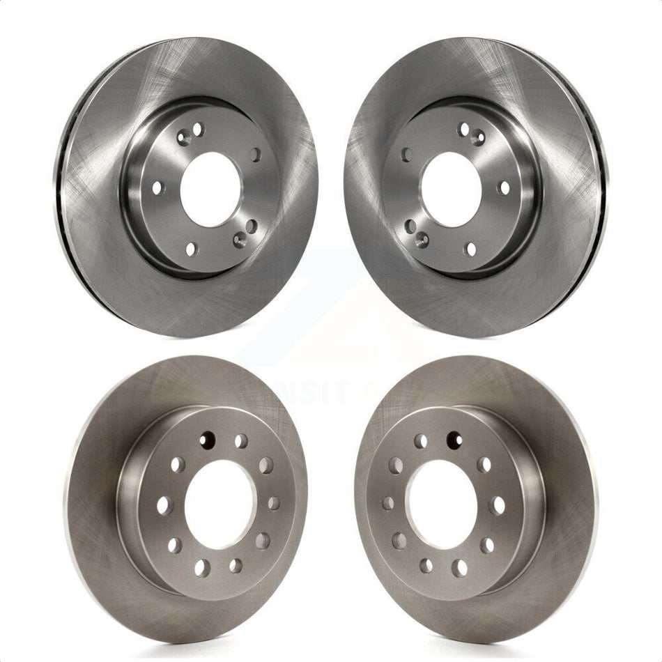 Front Rear Disc Brake Rotors Kit For Hyundai Tiburon K8-101331 by Top Quality