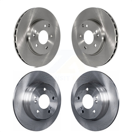 Front Rear Disc Brake Rotors Kit For Mercedes-Benz C230 C240 SLK230 C280 K8-101344 by Top Quality