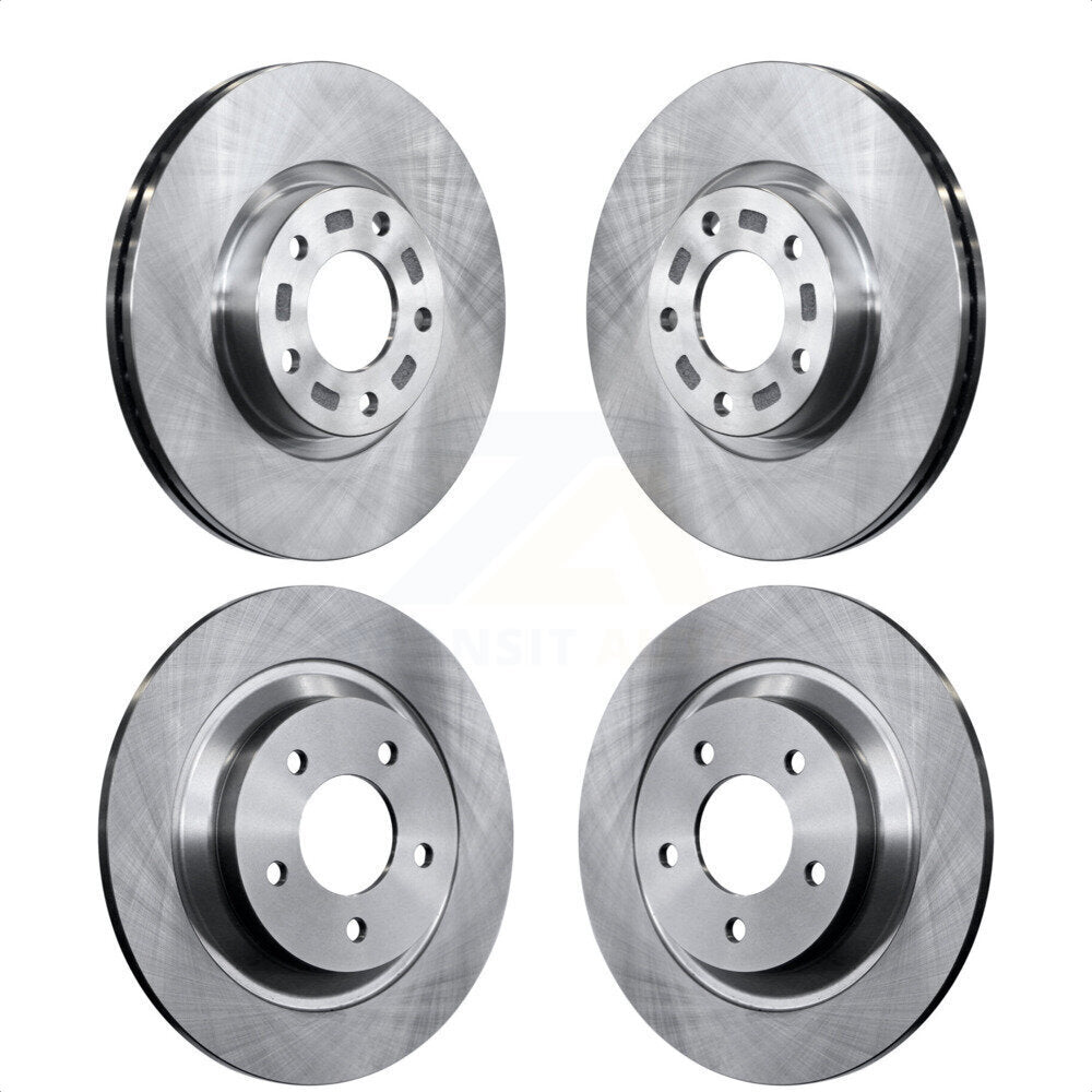 Front Rear Disc Brake Rotors Kit For Mazda 5 K8-101384 by Top Quality