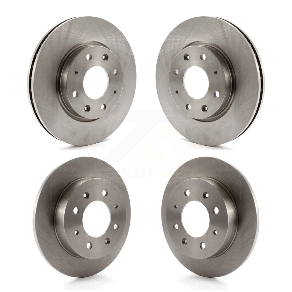 Front Rear Disc Brake Rotors Kit For Kia Spectra Spectra5 K8-101427 by Top Quality