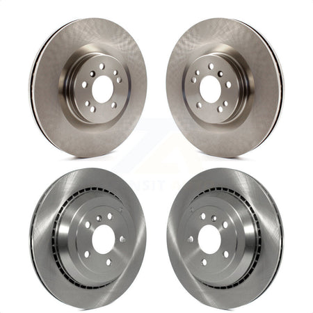 Front Rear Disc Brake Rotors Kit For Mercedes-Benz ML350 GL450 GL550 GL350 ML550 GL320 K8-101434 by Top Quality