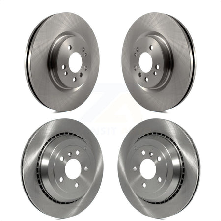 Front Rear Disc Brake Rotors Kit For Mercedes-Benz R350 ML500 R500 R320 With Vented Rotor K8-101436 by Top Quality