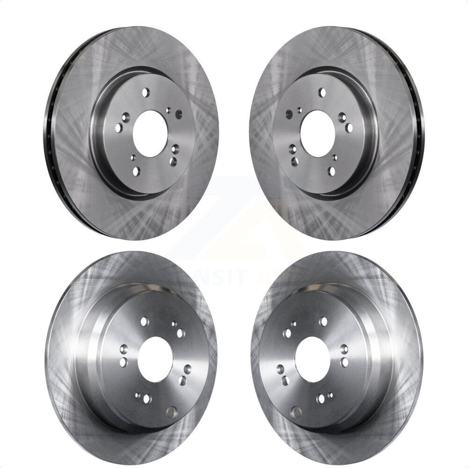 Front Rear Disc Brake Rotors Kit For Honda CR-V Acura RDX K8-101478 by Top Quality