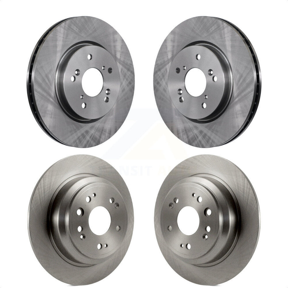 Front Rear Disc Brake Rotors Kit For Honda Crosstour Accord K8-101479 by Top Quality