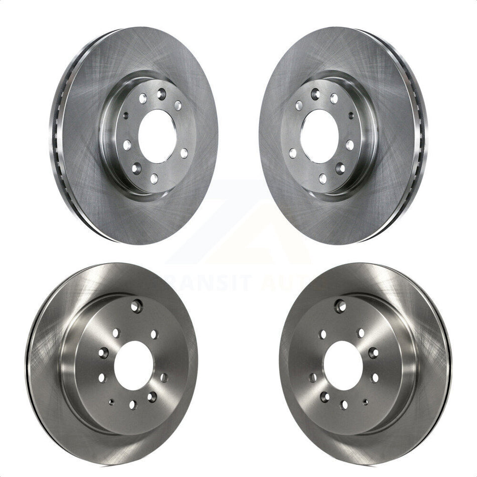 Front Rear Disc Brake Rotors Kit For Ford Edge Mazda CX-7 Lincoln MKX K8-101482 by Top Quality