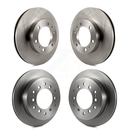 Front Rear Disc Brake Rotors Kit For Toyota 4Runner FJ Cruiser K8-101546 by Top Quality