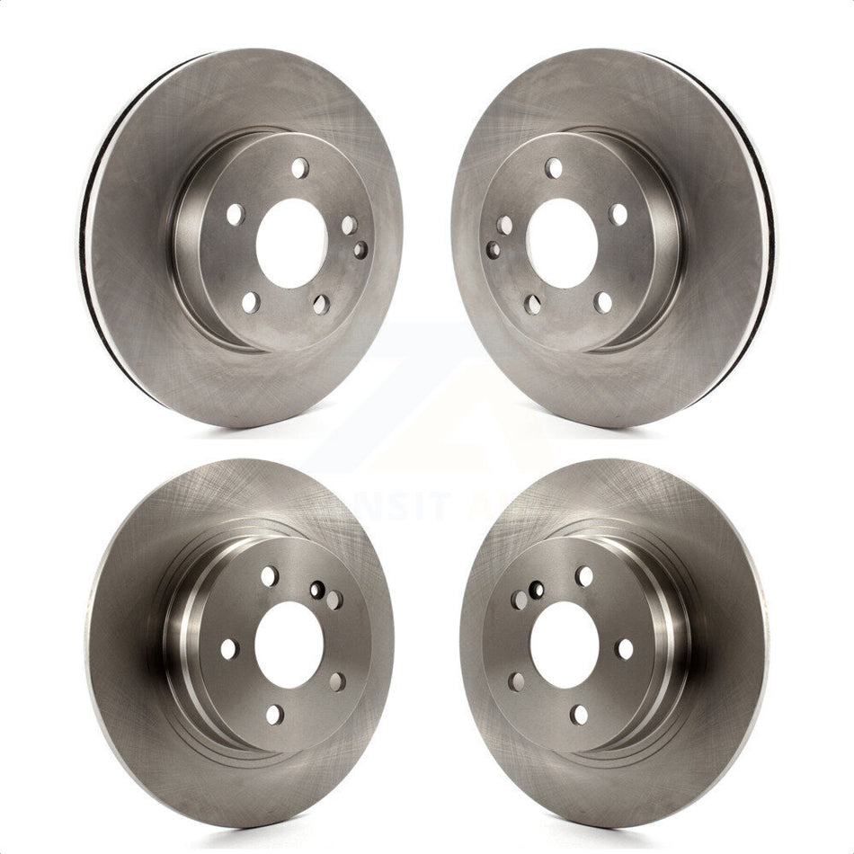 Front Rear Disc Brake Rotors Kit For Mercedes-Benz C300 C250 C230 K8-101575 by Top Quality