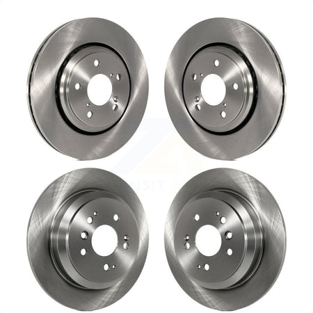 Front Rear Disc Brake Rotors Kit For Honda Pilot Ridgeline Passport K8-101618 by Top Quality