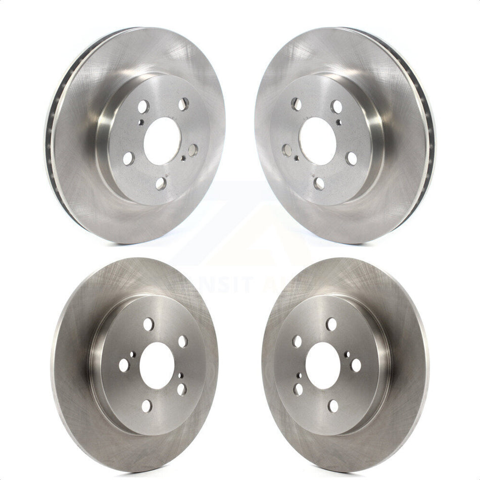 Front Rear Disc Brake Rotors Kit For Toyota Prius Corolla Prime AWD-e K8-101718 by Top Quality