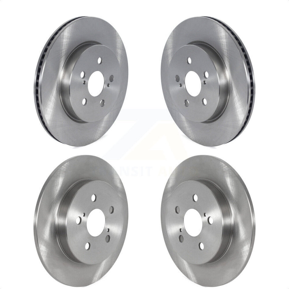 Front Rear Disc Brake Rotors Kit For Toyota Corolla K8-101739 by Top Quality