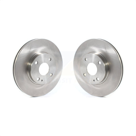 Front Disc Brake Rotors Pair For Toyota Yaris iA Scion K8-101759 by Top Quality