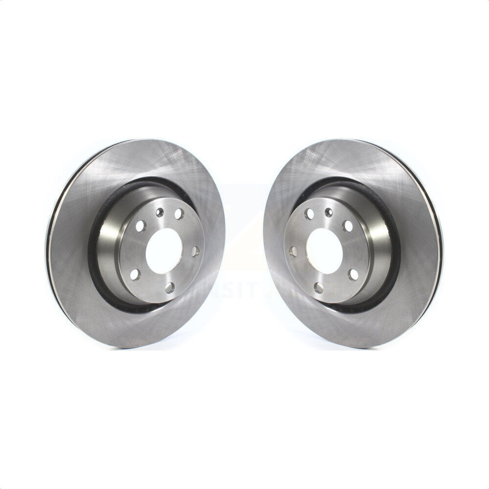 Rear Disc Brake Rotors Pair For Audi TT Quattro RS K8-101786 by Top Quality