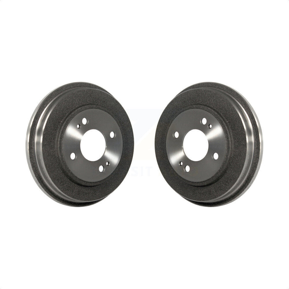 Rear Brake Drums Pair For Honda Civic Fit Insight K8-101845 by Top Quality