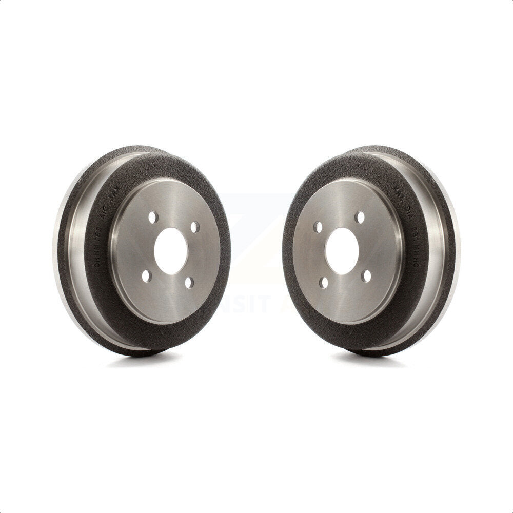 Rear Brake Drums Pair For Chevrolet Cobalt Saturn Ion Pontiac G5 Pursuit K8-101862 by Top Quality