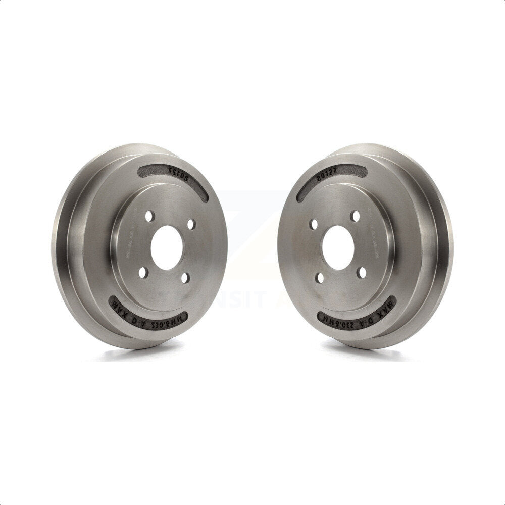 Rear Brake Drums Pair For Chevrolet Cobalt Pontiac G5 With 4 Lug Wheels K8-101883 by Top Quality