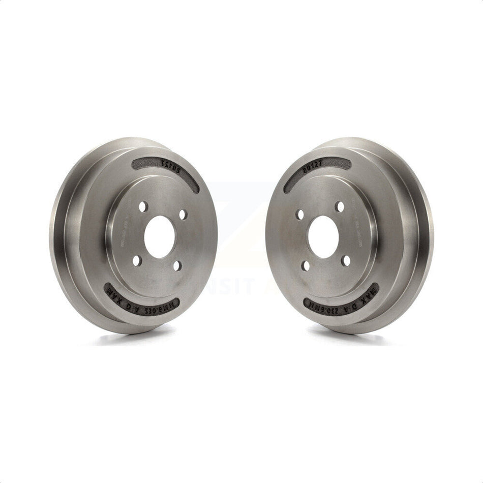 Rear Brake Drums Pair For Chevrolet Cobalt Pontiac G5 With 4 Lug Wheels K8-101883 by Top Quality