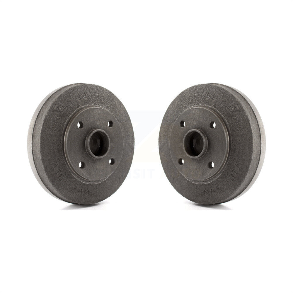 Rear Brake Drums Pair For 2003-2005 Kia Rio 4-Wheel ABS K8-101891 by Top Quality