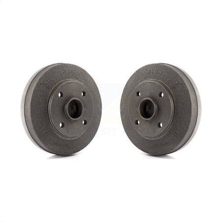 Rear Brake Drums Pair For 2003-2005 Kia Rio 4-Wheel ABS K8-101891 by Top Quality