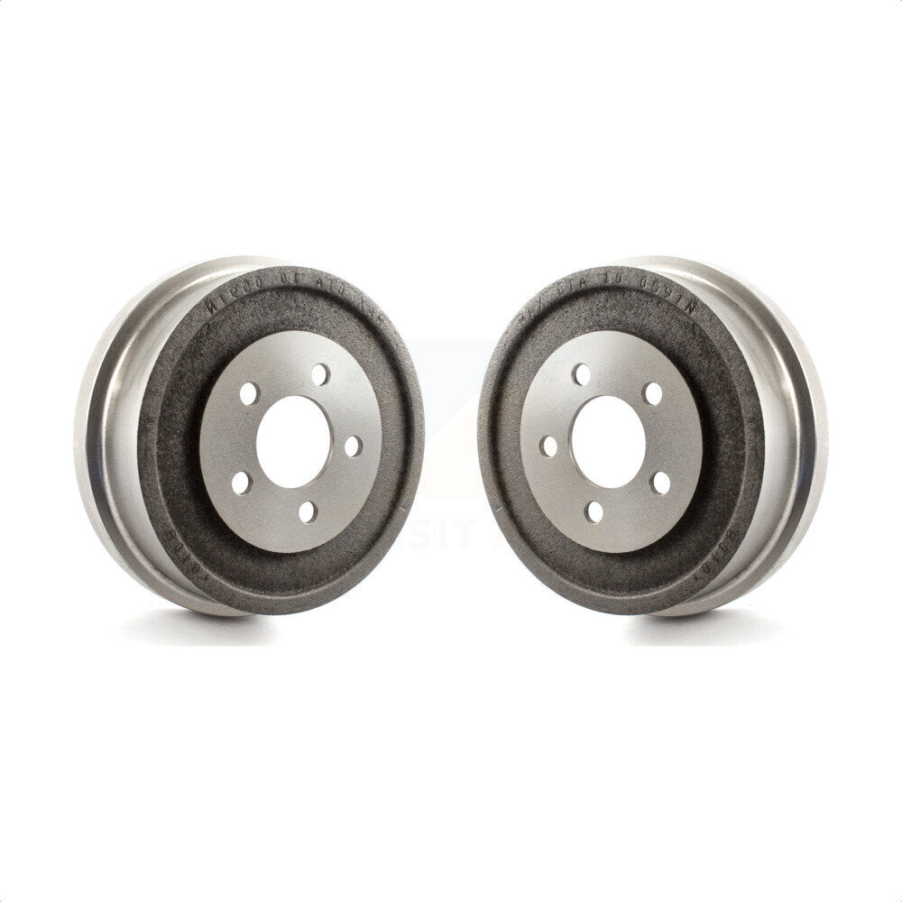 Rear Brake Drums Pair For 2002 Jeep Liberty K8-101895 by Top Quality