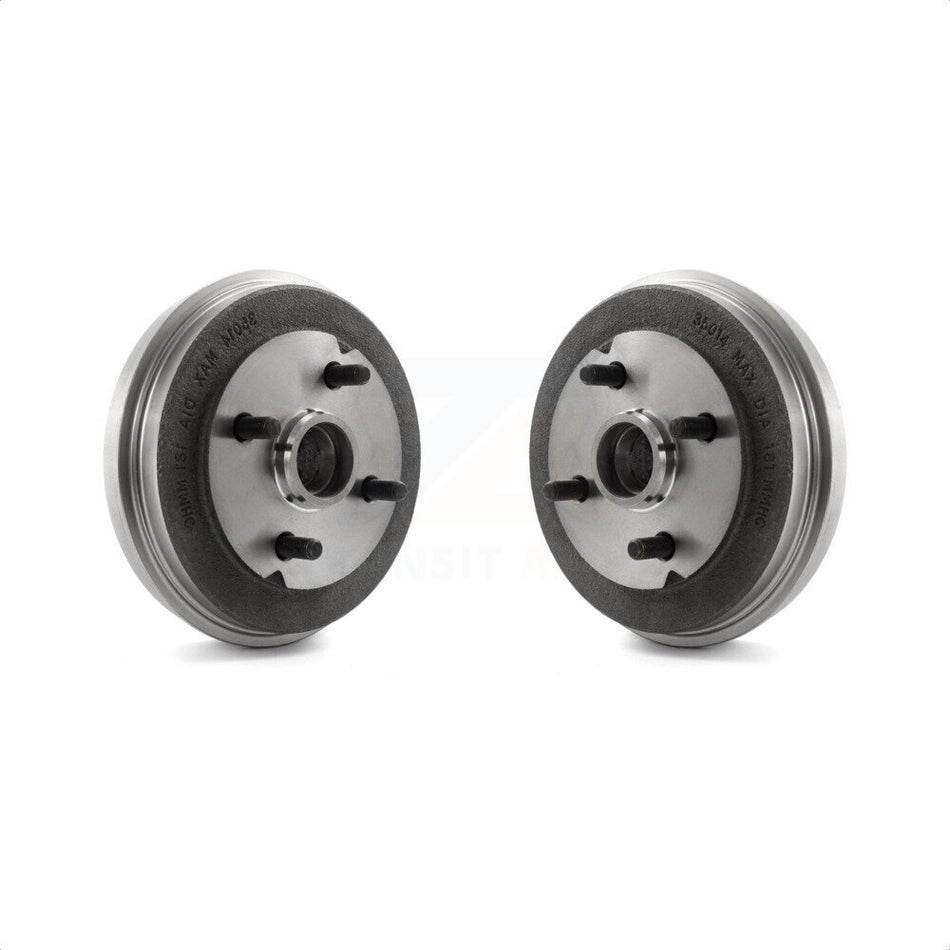 Rear Brake Drums Pair For Toyota Tercel Paseo K8-101913 by Top Quality