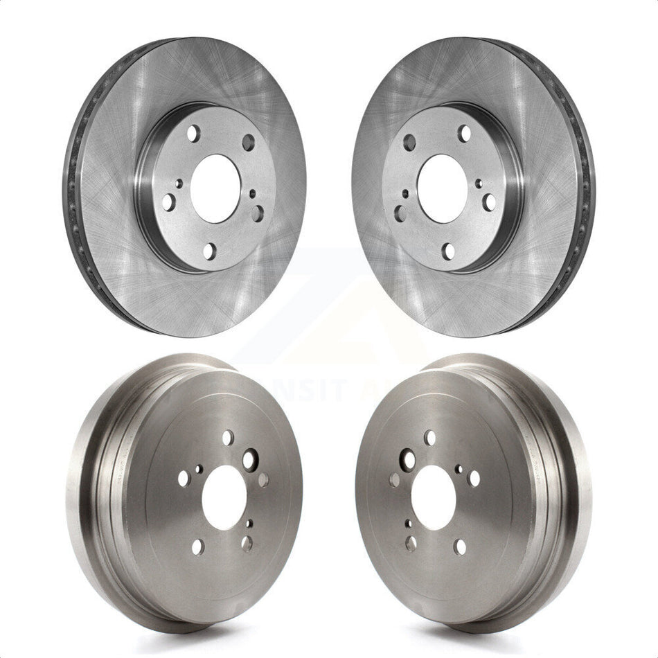 Front Rear Disc Brake Rotors Drums Kit For Toyota Camry K8-101991 by Top Quality