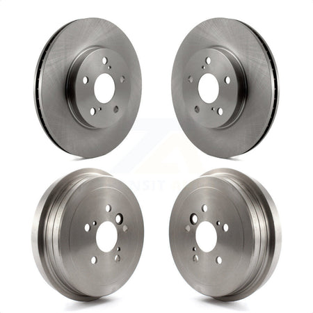 Front Rear Disc Brake Rotors Drums Kit For Toyota Camry SE XLE K8-101993 by Top Quality