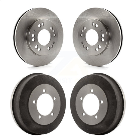 Front Rear Disc Brake Rotors Drums Kit For Chrysler Sebring Dodge Stratus Mitsubishi Eclipse Galant Avenger Eagle Talon K8-102011 by Top Quality