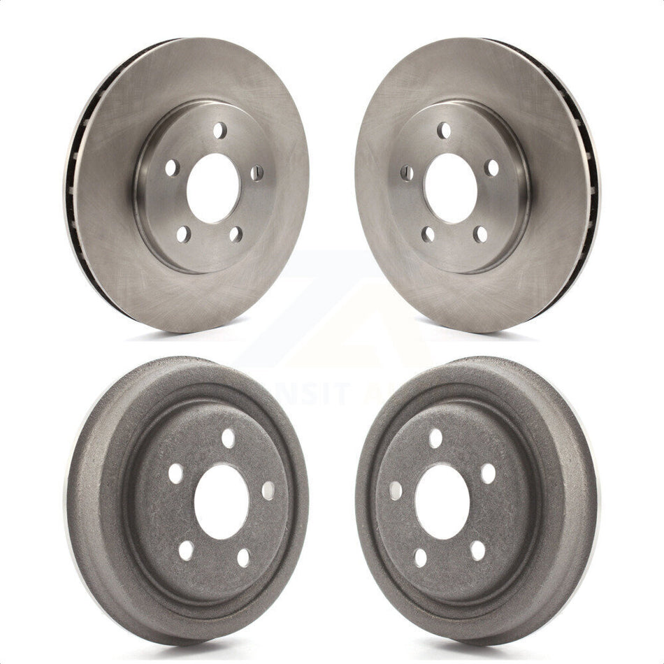 Front Rear Disc Brake Rotors Drums Kit For Dodge Chrysler LeBaron Shadow Plymouth Sundance 600 Dynasty Lancer Daytona Town & Country K8-102013 by Top Quality