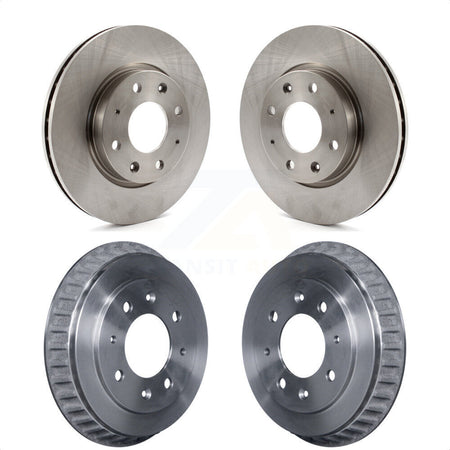 Front Rear Disc Brake Rotors Drums Kit For Kia Spectra Spectra5 K8-102019 by Top Quality