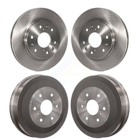 Front Rear Disc Brake Rotors Drums Kit For Chevrolet Silverado 1500 GMC Sierra K8-102028 by Top Quality