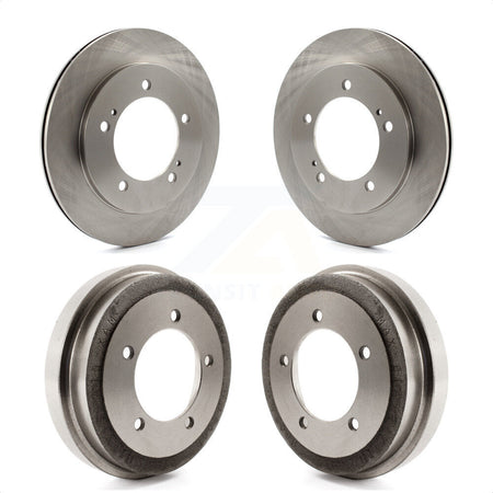 Front Rear Disc Brake Rotors Drums Kit For 2000-2004 Chevrolet Tracker Suzuki Vitara K8-102042 by Top Quality