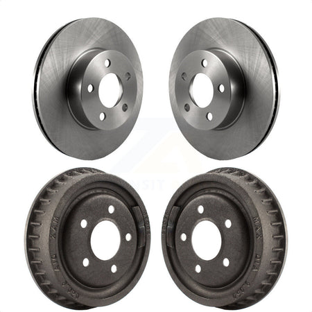 Front Rear Disc Brake Rotors Drums Kit For Ford Ranger Mazda B4000 With 9" Diameter Drum K8-102047 by Top Quality