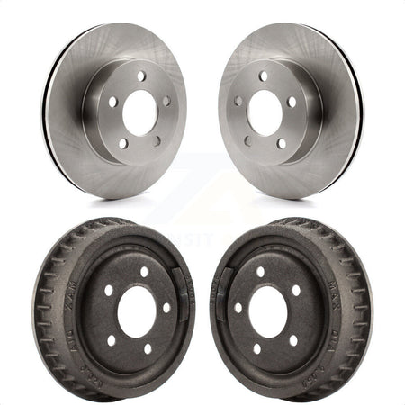 Front Rear Disc Brake Rotors Drums Kit For Ford Ranger Mazda B3000 B4000 With 9" Diameter Drum 4WD K8-102050 by Top Quality