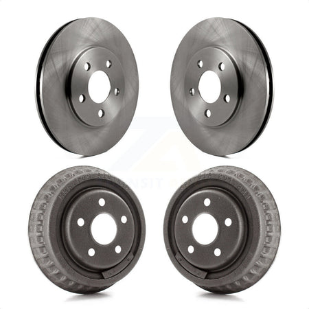 Front Rear Disc Brake Rotors Drums Kit For Dodge Stratus Chrysler Cirrus Plymouth Breeze K8-102072 by Top Quality