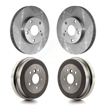 Front Rear Disc Brake Rotors Drums Kit For Toyota Camry Solara K8-102076 by Top Quality